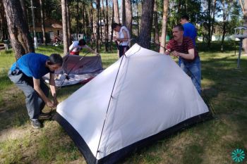Жители социального дома готовятся к туристическому слету