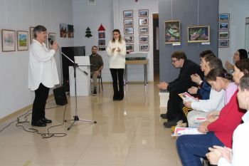 Открытие выставки творческих работ жителей в Художественной галерее "Ника"
