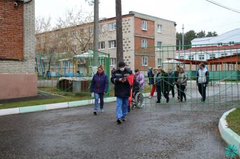 Учебная тренировка по эвакуации  при угрозе террористического акта