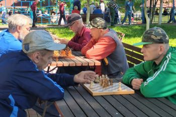 Шахматы на свежем воздухе